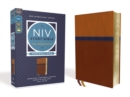 Image for NIV Study Bible, Fully Revised Edition (Study Deeply. Believe Wholeheartedly.), Personal Size, Leathersoft, Brown/Blue, Red Letter, Comfort Print