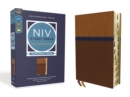 Image for NIV Study Bible, Fully Revised Edition (Study Deeply. Believe Wholeheartedly.), Personal Size, Leathersoft, Brown/Blue, Red Letter, Thumb Indexed, Comfort Print