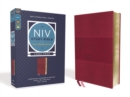 Image for NIV Study Bible, Fully Revised Edition (Study Deeply. Believe Wholeheartedly.), Large Print, Leathersoft, Burgundy, Red Letter, Comfort Print
