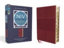 Image for NIV Study Bible, Fully Revised Edition (Study Deeply. Believe Wholeheartedly.), Large Print, Leathersoft, Burgundy, Red Letter, Thumb Indexed, Comfort Print