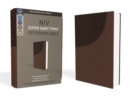 Image for NIV, Super Giant Print Reference Bible, Leathersoft, Brown, Red Letter, Comfort Print