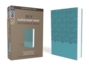 Image for NIV, Super Giant Print Reference Bible, Leathersoft, Teal, Red Letter, Comfort Print