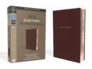 Image for NIV, Reference Bible, Giant Print, Leather-Look, Burgundy, Red Letter, Comfort Print