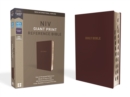 Image for NIV, Reference Bible, Giant Print, Leather-Look, Burgundy, Red Letter, Thumb Indexed, Comfort Print