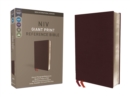 Image for NIV, Reference Bible, Giant Print, Bonded Leather, Burgundy, Red Letter, Comfort Print