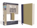Image for NIV, Thinline Reference Bible, Large Print, Cloth over Board, Blue/Tan, Red Letter, Comfort Print