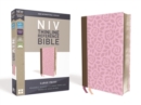 Image for NIV, Thinline Reference Bible, Large Print, Leathersoft, Pink/Brown, Red Letter, Comfort Print