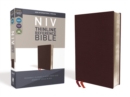 Image for NIV, Thinline Reference Bible (Deep Study at a Portable Size), Bonded Leather, Burgundy, Red Letter, Comfort Print