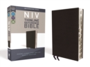 Image for NIV, Thinline Reference Bible (Deep Study at a Portable Size), Bonded Leather, Black, Red Letter, Thumb Indexed, Comfort Print