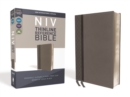 Image for NIV, Thinline Reference Bible, Leathersoft, Gray, Red Letter, Comfort Print