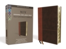 Image for NIV, Personal Size Reference Bible, Large Print, Leathersoft, Tan/Brown, Red Letter, Thumb Indexed, Comfort Print