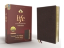 Image for NIV, Life Application Study Bible, Third Edition, Bonded Leather, Burgundy, Red Letter