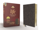 Image for NIV, Life Application Study Bible, Third Edition, Bonded Leather, Navy Floral, Red Letter
