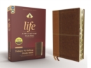 Image for NIV, Life Application Study Bible, Third Edition, Leathersoft, Brown, Red Letter, Thumb Indexed