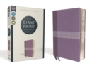 Image for NIV, Giant Print Compact Bible, Leathersoft, Purple, Red Letter, Comfort Print