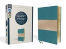 Image for NIV, Giant Print Compact Bible, Leathersoft, Teal, Red Letter, Comfort Print