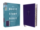 Image for NIV, Quest Study Bible, Personal Size, Leathersoft, Blue, Thumb Indexed, Comfort Print : The Only Q and A Study Bible