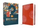 Image for NIV, Quest Study Bible for Teens, Leathersoft, Coral, Comfort Print : The Question and Answer Bible