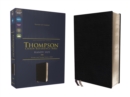 Image for NIV, Thompson Chain-Reference Bible, Handy Size, European Bonded Leather, Black, Red Letter, Comfort Print