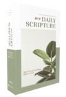 Image for NIV, Daily Scripture, Paperback, White/Sage, Comfort Print : 365 Days to Read Through the Whole Bible in a Year
