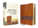 Image for Rooted: The NIV Bible for Men, Leathersoft, Brown, Thumb Indexed, Comfort Print