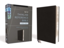 Image for NIV, Thinline Reference Bible (Deep Study at a Portable Size), Large Print, Bonded Leather, Black, Red Letter, Comfort Print