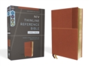 Image for NIV, Thinline Reference Bible (Deep Study at a Portable Size), Large Print, Leathersoft, Brown, Red Letter, Comfort Print