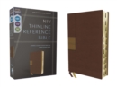 Image for NIV, Thinline Reference Bible (Deep Study at a Portable Size), Leathersoft, Brown, Red Letter, Thumb Indexed, Comfort Print
