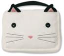 Image for Plush Kitty Fabric Medium White Book &amp; Bible Cover