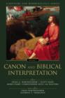 Image for Canon and Biblical Interpretation