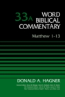 Image for Matthew 1-13, Volume 33A