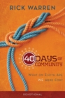 Image for 40 Days of Community Devotional : What on Earth Are We Here For?