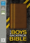 Image for NIV, Boys Backpack Bible, Imitation Leather, Brown