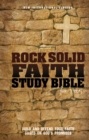 Image for NIV, Rock Solid Faith Study Bible for Teens, Hardcover : Build and defend your faith based on God&#39;s promises
