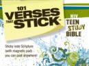 Image for 101 Verses that Stick for Teens based on the NIV Teen Study Bible
