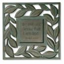 Image for Be Still Boxwood Plaque