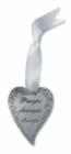 Image for Prayer Changes Things Mini Pewter Heart