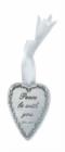 Image for Peace be with You Mini Pewter Heart