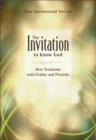 Image for The Invitation New Testament With Psalms and Proverbs : To Know God