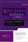 Image for KJV, Reference Bible, Giant Print, Personal Size, Bonded Leather, Black, Indexed, Red Letter Edition