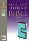 Image for KJV, Reference Bible, Compact, Imitation Leather, Blue/Brown, Red Letter Edition