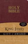 Image for KJV, Gift and Award Bible, Imitation Leather, Burgundy, Red Letter Edition