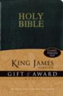 Image for KJV, Gift and Award Bible, Imitation Leather, Black, Red Letter Edition
