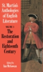 Image for St. Martin&#39;s Anthologies of English Literature : Volume 3, Restoration and Eighteenth Century (1160-1798)