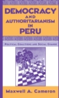Image for Democracy and Authoritarianism in Peru : Political Coalitions and Social Change
