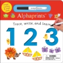 Image for Alphaprints: Trace, Write, and Learn 123 : Finger tracing &amp; wipe clean