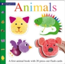 Image for Alphaprints Animals Flash Card Book : A first animal book with 20 press-out flash cards