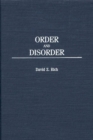 Image for Order and disorder