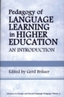 Image for Pedagogy of language learning in higher education: an introduction