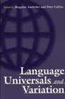 Image for Language Universals and Variation